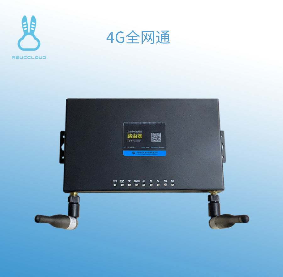 全网通工业4G路由器-YC880021F（四口）